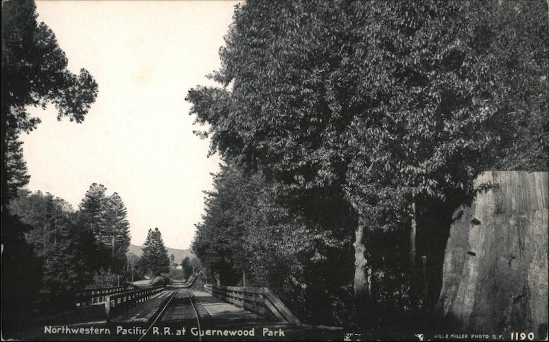 Northwestern Pacific Railroad at Guernewood Park Railroad (Scenic)