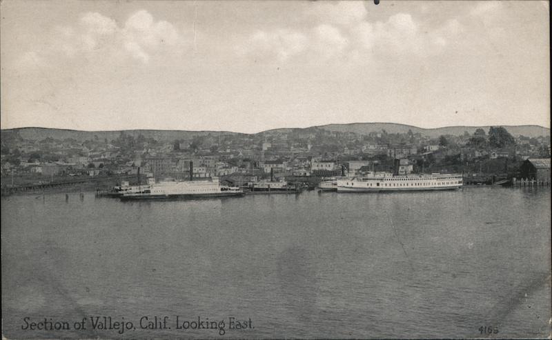 Section of City Looking East Vallejo California