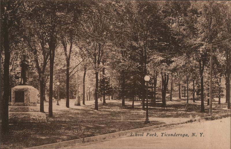 School Park Ticonderoga New York