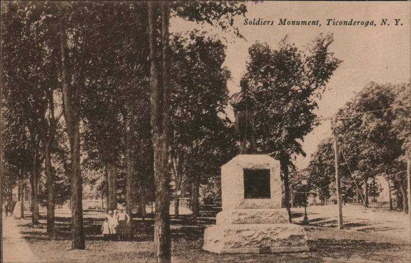 Soldiers Monument Ticonderoga New York