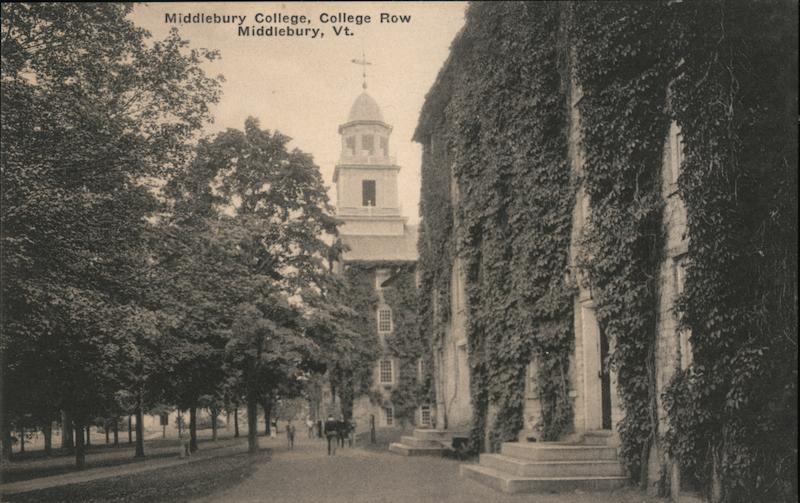 Middlebury College, College Row Vermont