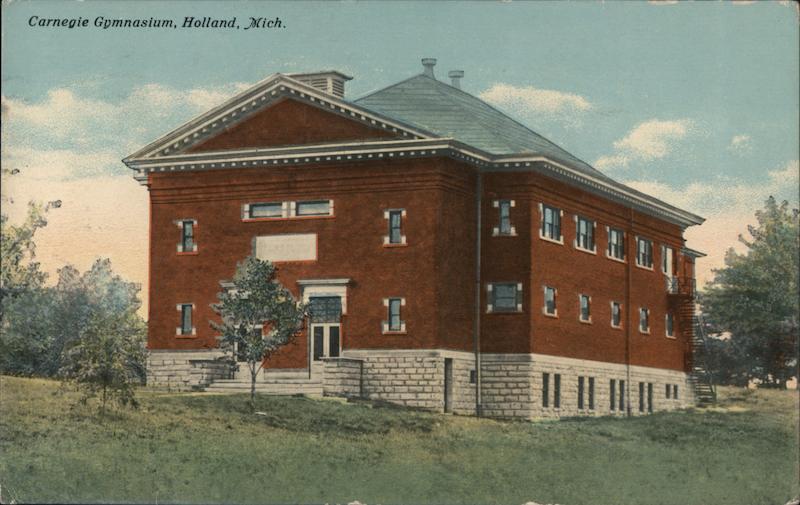 Exterior View of Carnegie Gymnasium Holland Michigan