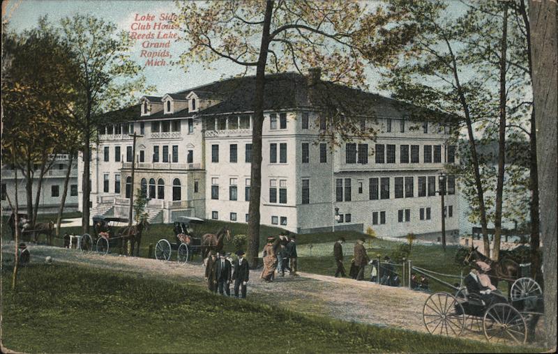 Exterior View of Lake Shore Club House at Reeds Lake Grand Rapids Michigan