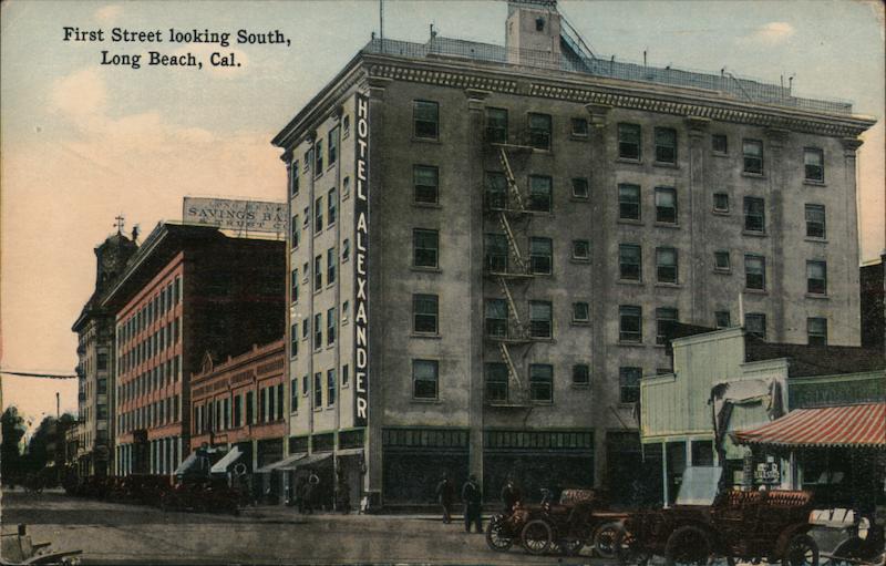First Street Looking South Long Beach California