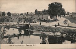 West Side Park Paterson, NJ Postcard Postcard Postcard