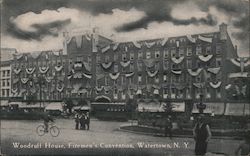 Woodriff House Firemen's Convention Watertown, NY Postcard Postcard Postcard