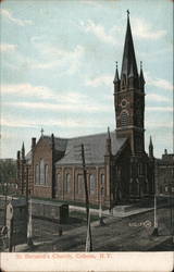 St. Bernard's Church Cohoes, NY Postcard Postcard Postcard