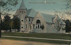 Graves Library Holland, MI Postcard Postcard Postcard