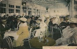 Dining Room of Casino Postcard