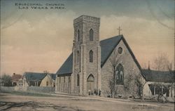 Exterior View of Episcopal Church Postcard