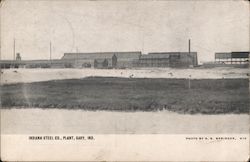 Indiana Steel Company Plant Gary, IN Postcard Postcard Postcard