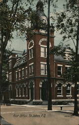 Exterior View of the Post Office Postcard