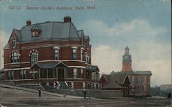 Senator Clarke's Residence Postcard