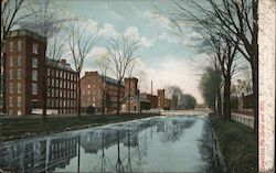 Canal and Mills Postcard