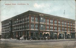 Midland Hotel Hutchinson, KS Postcard Postcard Postcard