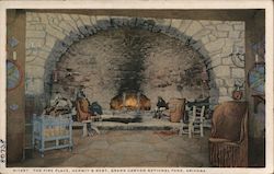 The Fire Place, Hermit's Rest Postcard