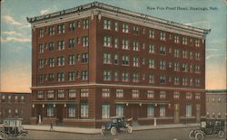 Exterior View of the New Fire Proof Hotel Postcard