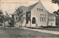 Public Library Nebraska City, NE Postcard Postcard Postcard