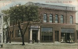 First National Bank Ansley, NE Postcard Postcard Postcard