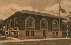Public Library Postcard