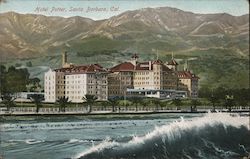 Hotel Potter Santa Barbara, CA Postcard Postcard Postcard