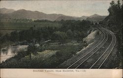 Roanoke Valley Railroad Postcard