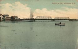 Bridge at Port Williams Canada Misc. Canada Postcard Postcard Postcard