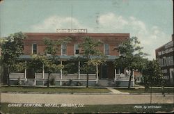 Grand Central Hotel Dwight, IL Postcard Postcard Postcard