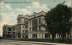 Manual Training High School Peoria, IL Postcard Postcard Postcard