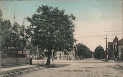 Five Points Hamilton, OH Postcard Postcard Postcard