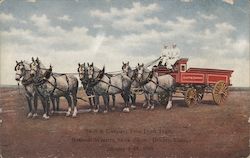 Swift & Company's Prize Six Horse Draft Team Exhibited at Interstate Live Stock and Horse Show St. Joseph, MO Postcard Postcard Postcard