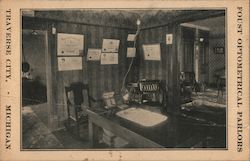 Foust Optometrical Parlors Postcard