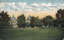 Toledo State Hospital Ohio Postcard Postcard Postcard