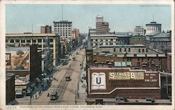 Panorama of Columbus from Court House Postcard