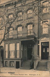 Exterior View of the Famous Women's Club Postcard