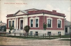 Public Library Missoula, MT Postcard Postcard Postcard