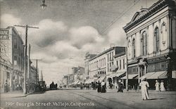 Georgia Street Vallejo, CA Postcard Postcard Postcard