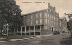 Middlebury Inn Vermont Postcard Postcard Postcard