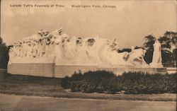 Lorado Taft's Found of Time in Washignton Park Postcard