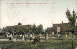 The Campus, Nazareth Academy, Kalamazoo College Postcard