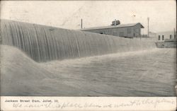 Jackson Street Dam Joliet, IL Postcard Postcard Postcard
