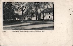 Upper Main Street looking Northwest Plainfield, MA Postcard Postcard Postcard