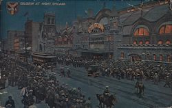 Coliseum at Night Postcard