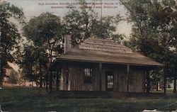 Old Cahoka Court House, First Court House in Illinois; Wooded Island, Jackson Park Postcard