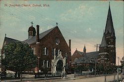 St. Josephats Church Detroit, MI Postcard Postcard Postcard