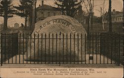 Black Hawk War Monument Postcard