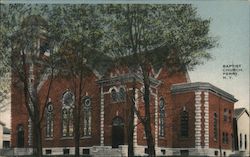 Baptist Church Postcard