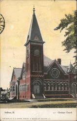 Christian Church Sullivan, IL Postcard Postcard Postcard