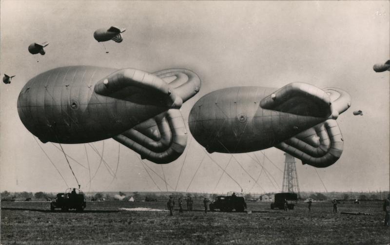 British Balloon Barage World War II