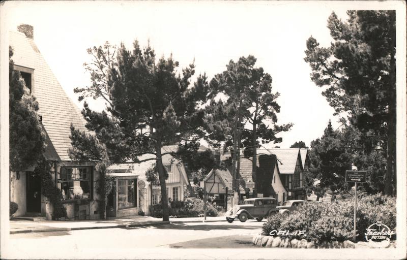 Ocean Ave Scene Carmel California
